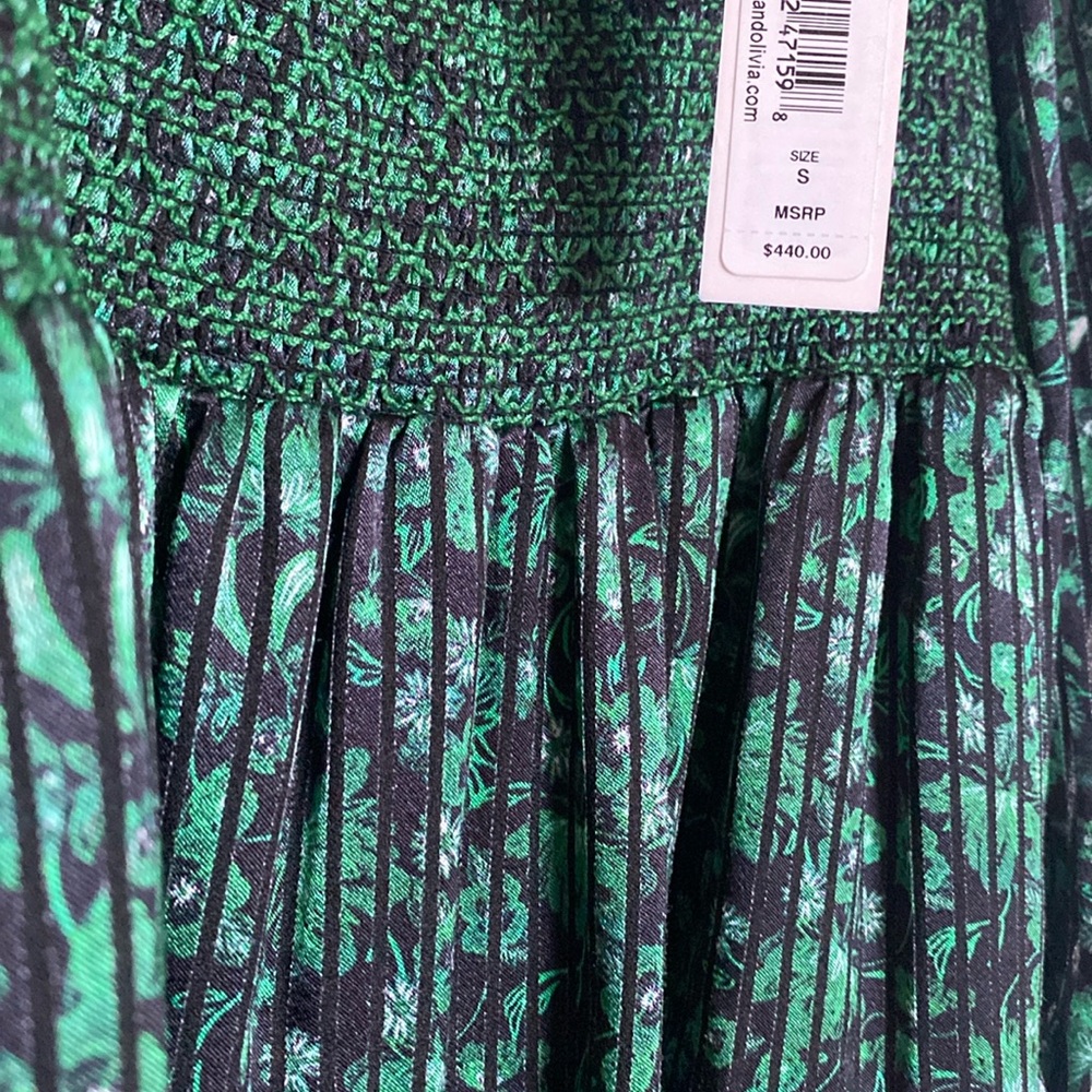 alice + olivia Rowen‎ floral-print mini dress size S NWT - Picture 14 of 15
